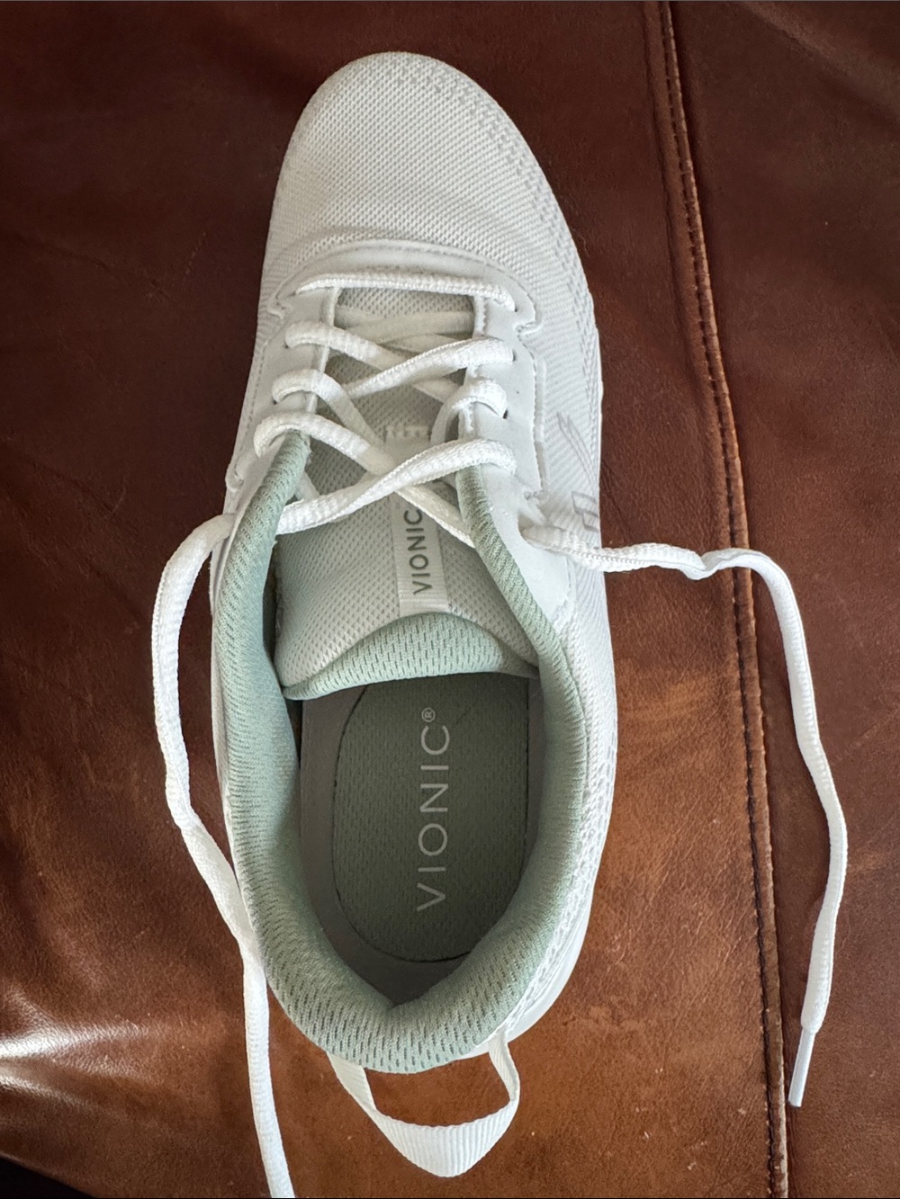 Lightweight White Women’s Athletic Sneakers by - Picture 3 of 3